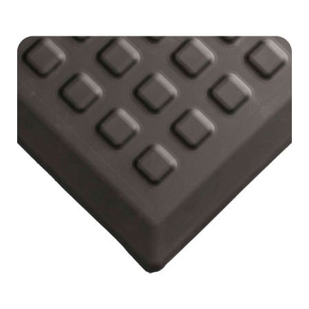 Tennesee Mat Co Wearwell Rejuvenator Squared Interlocking Tile 5/8in Thick 2' x 5' Black 502.58x2x5BK